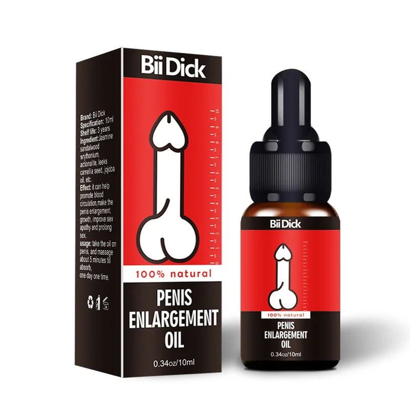 Penis Thickening Growth Man Biggest Enlargement Liquid Cock Erection Enhance Health Care Enlarge Massage Enlargement Oil 10ml