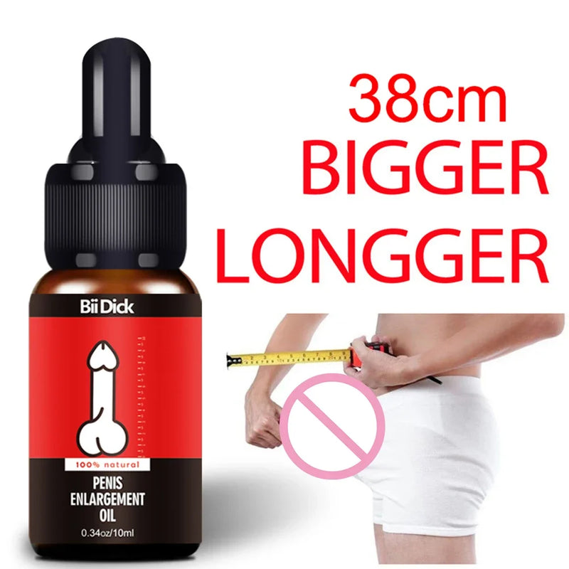 Penis Thickening Growth Man Biggest Enlargement Liquid Cock Erection Enhance Health Care Enlarge Massage Enlargement Oil 10ml