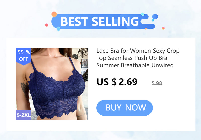 Lace Bra for Women Sexy Crop Top Seamless Push Up Bra Summer Breathable Unwired Lingeries Underwear Women Hollow Out Bralette